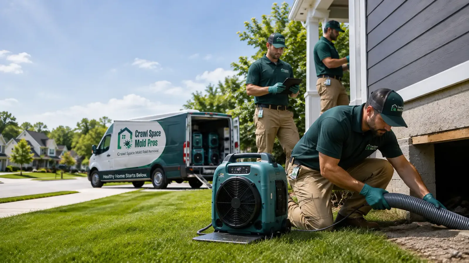 Crawl Space Mold Removal in Northampton, PA